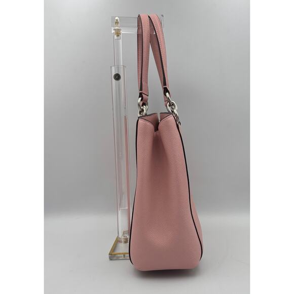 Coach Minetta Crossbody Bag | Blush Pink Pebbled Leather Shoulder Purse - Picture 2 of 9